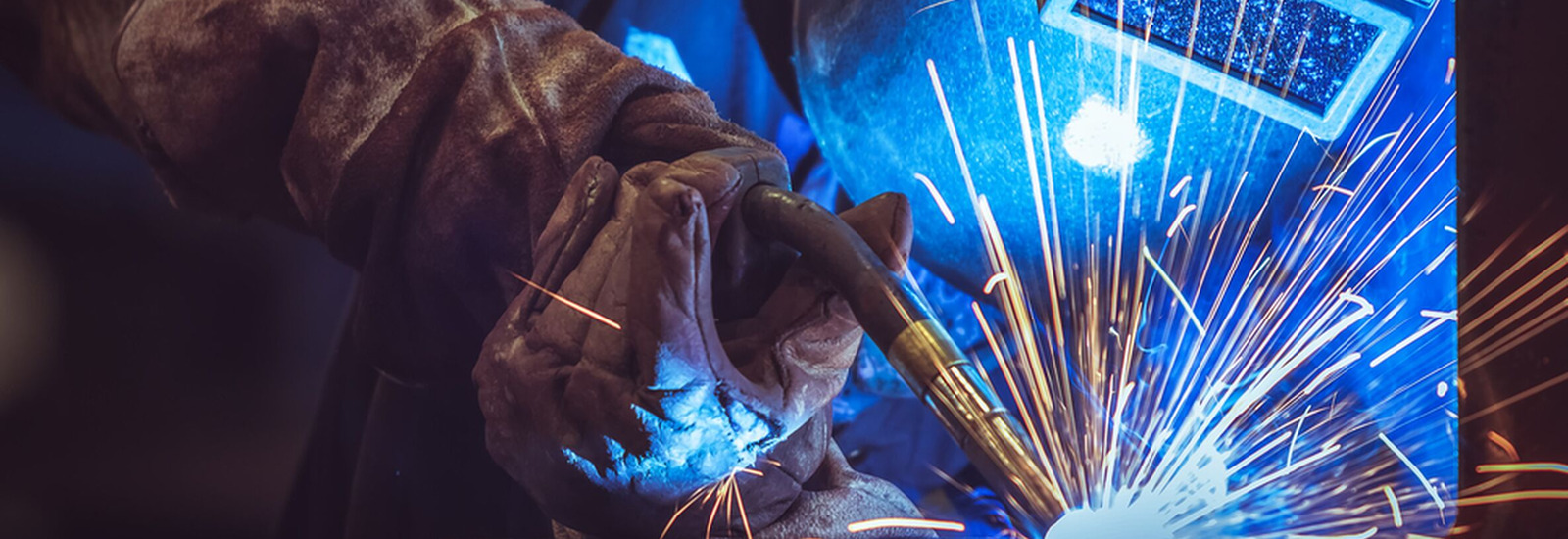 Close up of someone welding